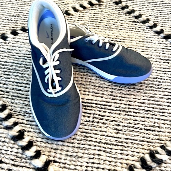 🔥Nike Lunarlon, Perfect Soft Grey Golf Shoes Excellent Condition,US 8.5 - Picture 4 of 10